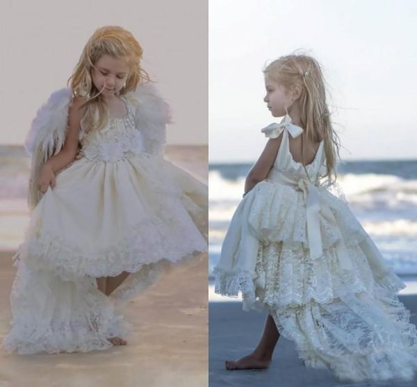 

girl's dresses white kid dress birthday christmas girl beauty pageant wedding party event flower child o collar beaded lace custom made, Red;yellow