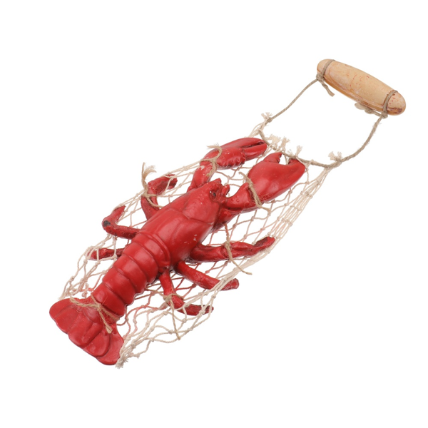

decorative objects & figurines 1pc lobster shaped wall decor home hanging ornament chic resin craft
