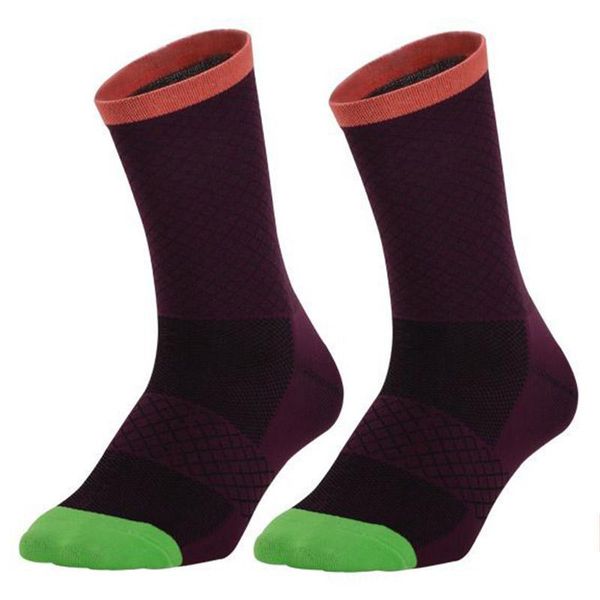 

1pair thin fitness socks breathable sweat-absorbent mid for cycling running sports, Black