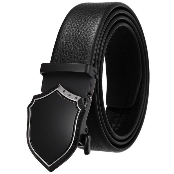 

belts leather for men men's genuine with automatic buckle width:35mm, Black;brown
