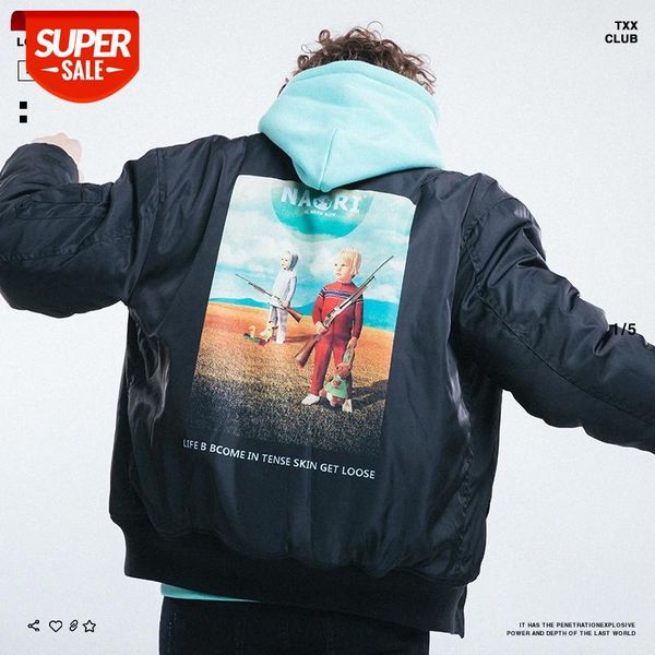 

18 men's hunting kids digital printing casual warm cotton jacket #lq6s, Black;brown