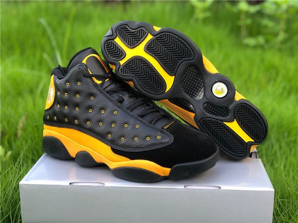 

with box oregon 13s men basketball shoes black yellow jumpman 13 outdoor running trainers sports sneakers
