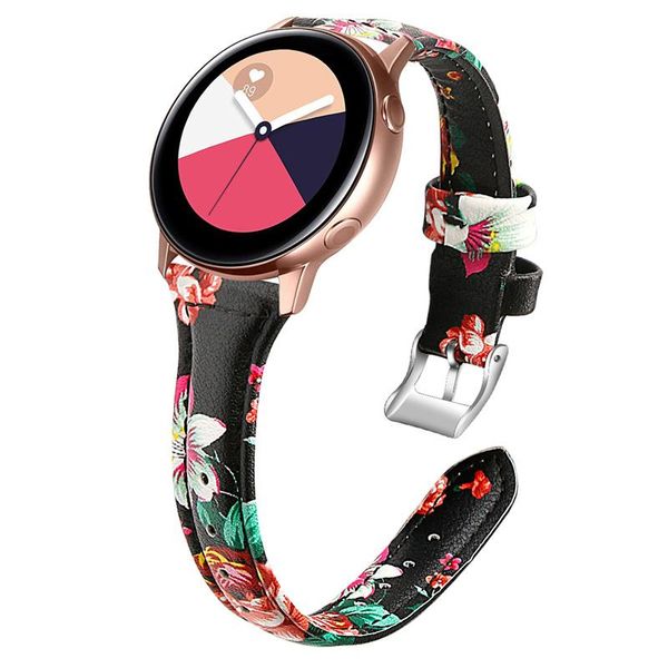 

watch bands 22mm 20mm band strap for samsung galaxy active 42mm, Black;brown