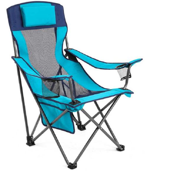

camp furniture foldable beach folding camping chair for picnic cooler storage outdoor with cupholder covenient and flexible