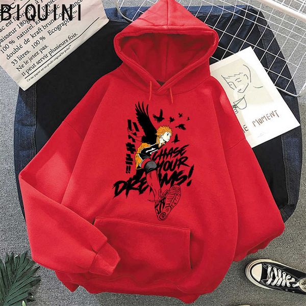 

anime hoodie men fly high hinata long sleeve harajuku hoodies sweatshirts streetwear winter clothes women wram pink y0820, Black