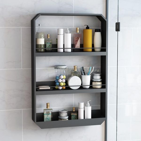 

hooks & rails punch-toilet bathroom wall shelf wall-mounted countervanity towel storage