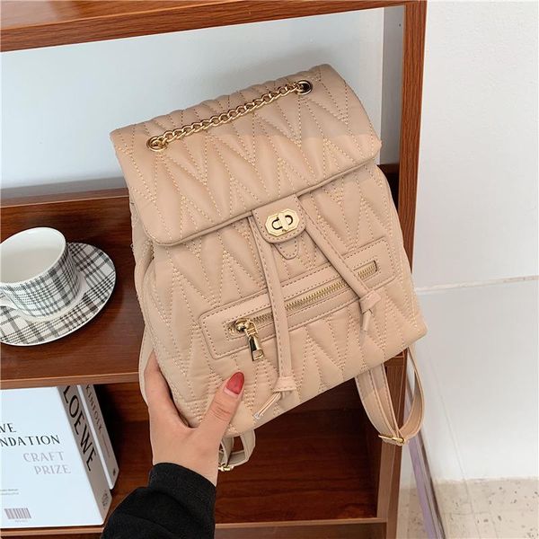 

backpack style textured casual ladies bag 2021 trendy fashion korean version of the wild student net red mini