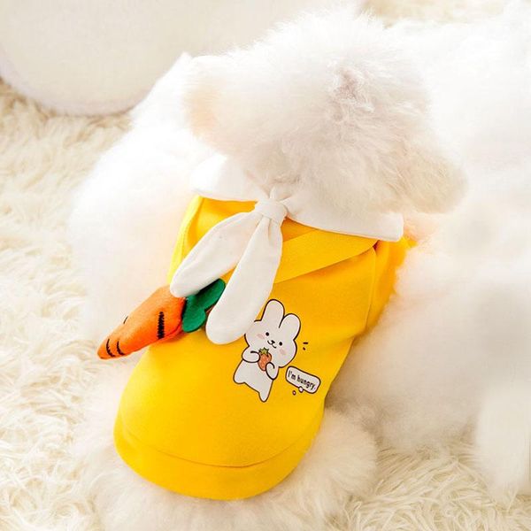 

dog apparel cat hoodies with backpack cute bowtie pullover for chihuahua teddy two-legged makeover clothes spring autumn costume