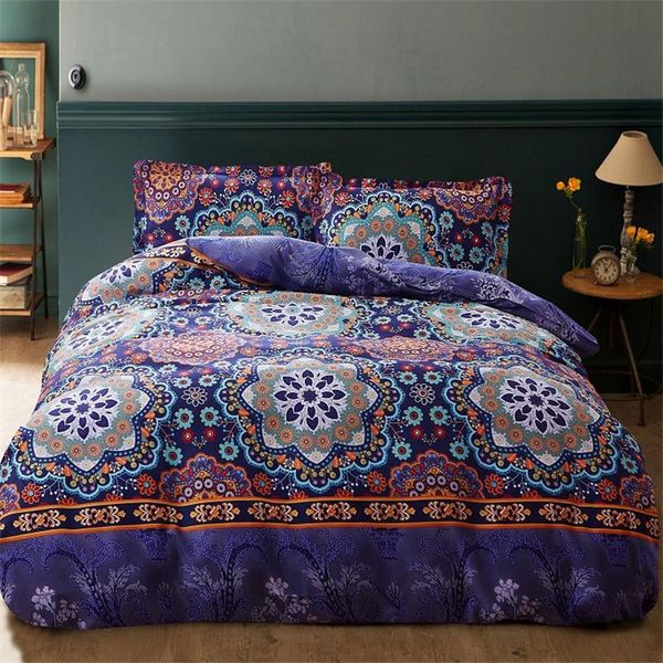 

bedding sets 3d mandala ethnic set double bed  twin size linen