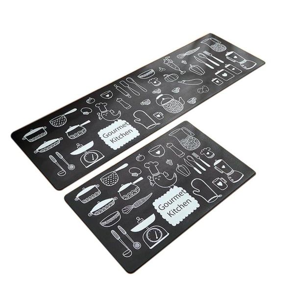 

cushion/decorative pillow non-slip kitchen mat rubber backing doormat runner rug set, cozinha design resistant waterproof anti-fatigue mattr