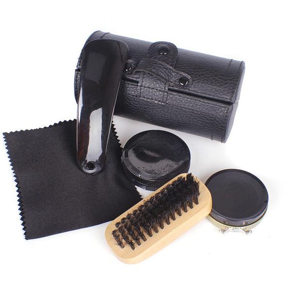 

clothing & wardrobe storage shoe polish brush set leather shoes travel black colorless maintenance oil care