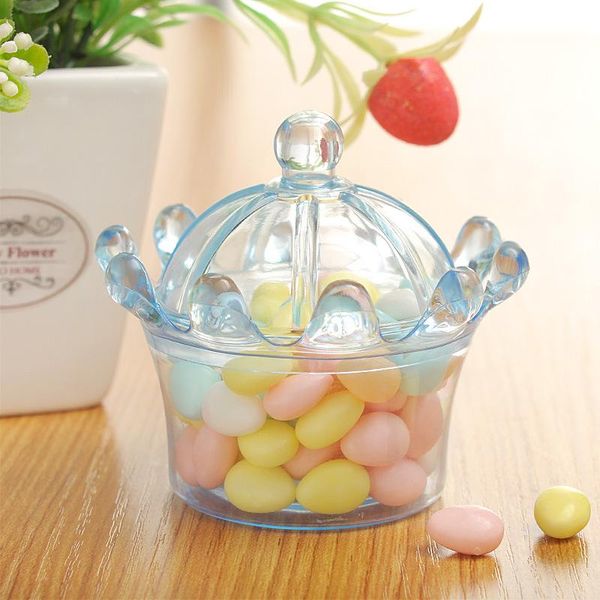 

gift wrap 12pcs plastic imperial crown shape box christmas party supplies candy baby shower kids birthday