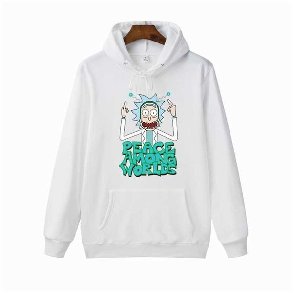 

hoodiesmen's rick morty anime men's and women's bodywear hip hop trendy hat casual, Black