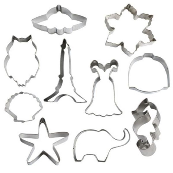 

baking moulds stainless steel cookie mold shape cake fondant cutter kitchen accessories by hand tools cupcake decorator
