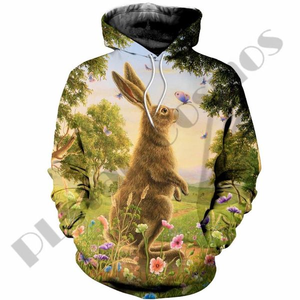 

men's hoodies & sweatshirts plstar cosmos 3dprinted est animal farmer art harajuku streetwear awsome funny unique casual hoodies/swea, Black