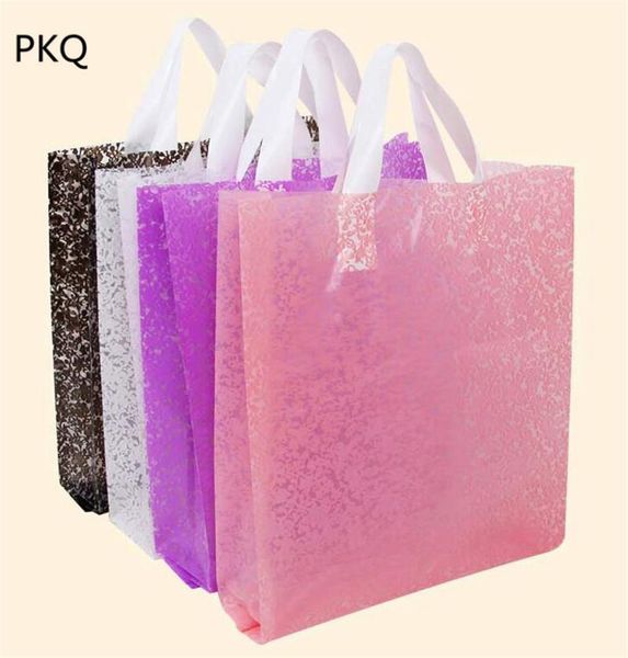 

gift wrap plastic bag with handle shopping for packaging
