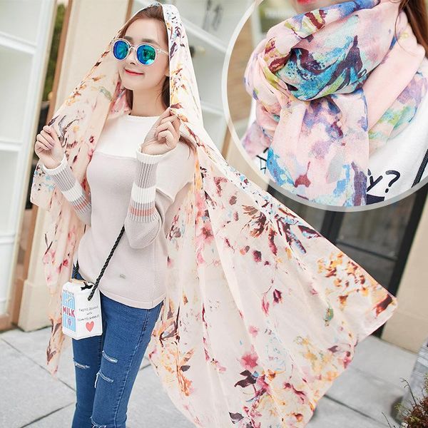 

scarves the cotton fiber style in south korea manufacturer wholesale kao edge yiwu female flower design scarf, Blue;gray