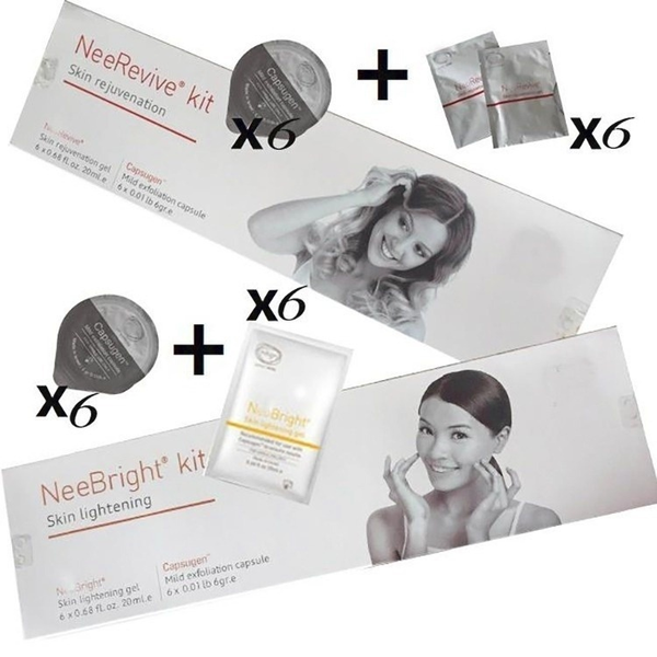 

oxygen facial machine neebright and neerevive kit for skin lighting /rejuvenation facial care cream gel #014