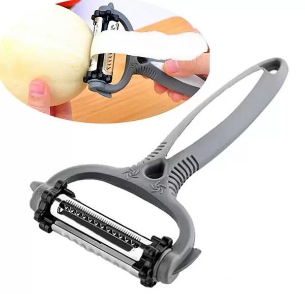 Strumenti multifunzionali Peeler Peeleer 360 gradi Carrota Arancione Opener Arancione Verdure Affettatrice Affettatrice Cutter Accessori da cucina