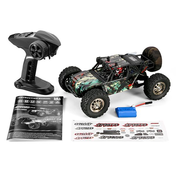 

HBX 16886 1/14 4WD 2.4G RC Car Off Road Desert Truck Brushed Vehicle Models Full Proportional Control for Kid Toy Gift Model