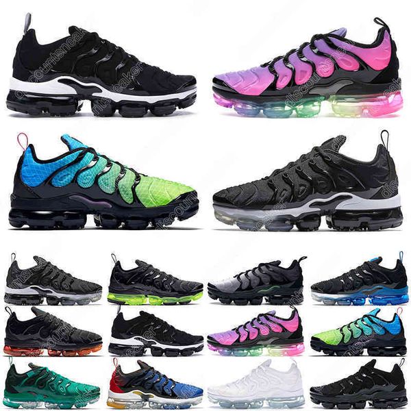 

36-45 men women tn plus running shoes triple black white psychic pink pure platinum summer gradient sunset plum mens trainers outdoor sports
