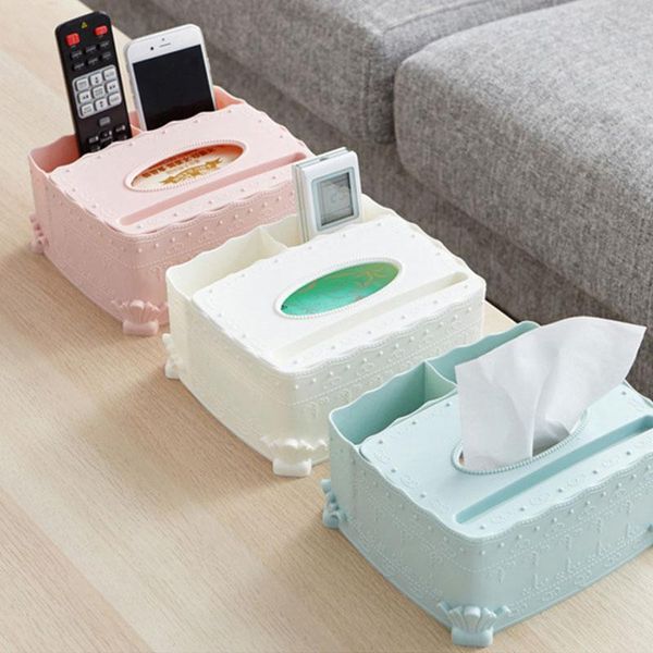 

tissue boxes & napkins pp box universal tv remote phone holder luxury european paper rack office table accessories facial case container