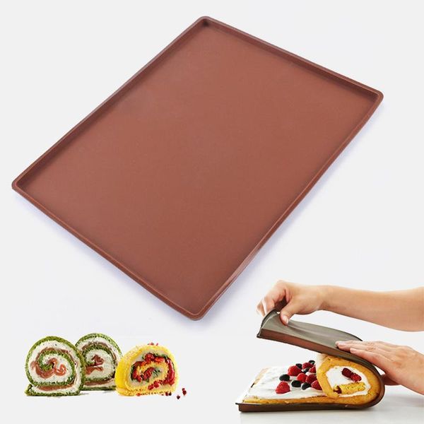 

rolling pins & pastry boards 1pc non-stick baking mat cake pad roll kitchen accessories bakeware tools silicone oven