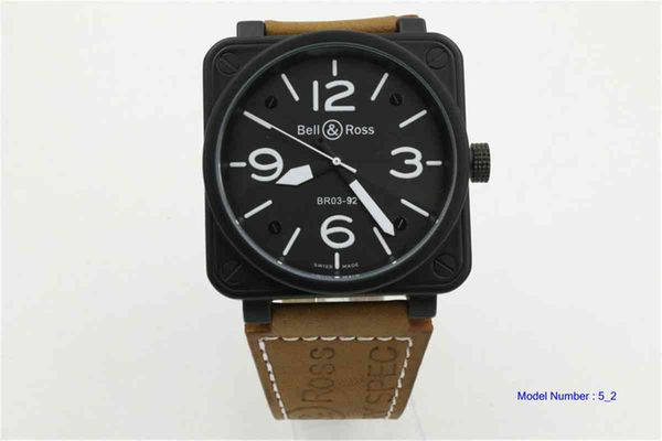 

automatic mechanical watch man br es bell br01-92 stainless steel ross es, Slivery;brown