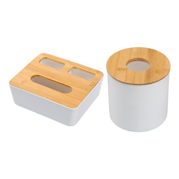 

tissue boxes & napkins removable plastic box with wooden cover remote control paper holder case 37mf