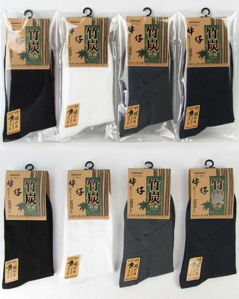

cotton middle independent packaging bamboo gentleman leisure thin thick foot, Black