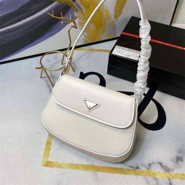 

handbagoriginal women's bag 2021 mid ancient bright face flip shoulder feel concave new underarm handbaggg bag