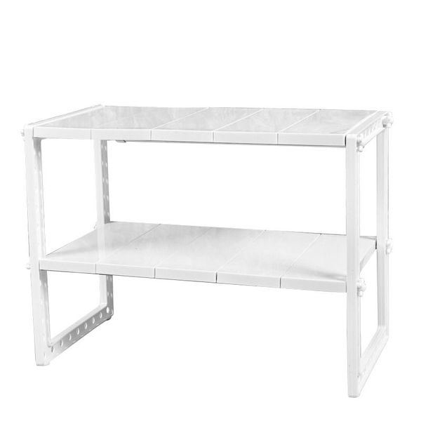 

storage drawers kitchen under sink rack shelf double layer cooker holder cabinet organizer stainless steel