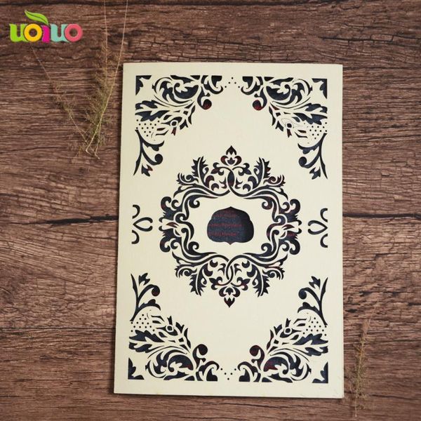 

greeting cards 50set inc65 arrival purple black laser cut wedding invitations card with vertical flowers invited