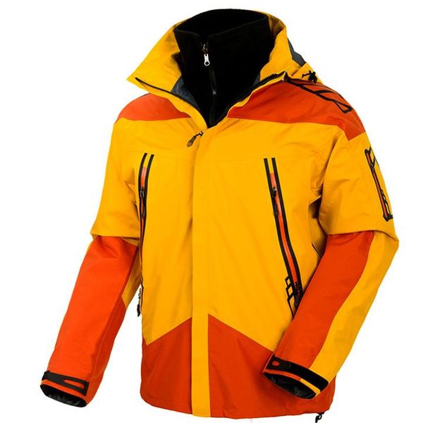 

hxlsportstore outdoor male jackets fleece jackets triple warm ski clothing manufacturers, wholesale, Blue;black