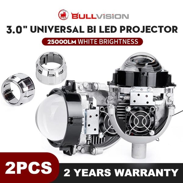 

car headlights 3.0'' bi-led projector led h4 hi/lo beam lenses 6000k bright white h7 h1 9005 9006 light headlight 70w for accessor
