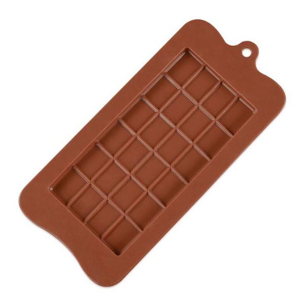 2021 24 griglia fai da te quadrato stampo per cioccolato stampi in silicone per dessert stampi per blocchi bar blocco di ghiaccio torta in silicone caramelle zucchero cottura