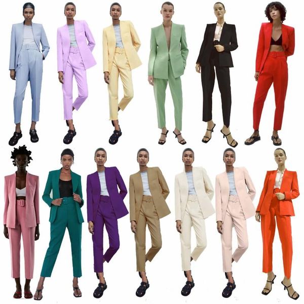 

women's suits & blazers 2021 office for women plaid suit fashion cardigan jacket casual black zaraing white blazer, White;black