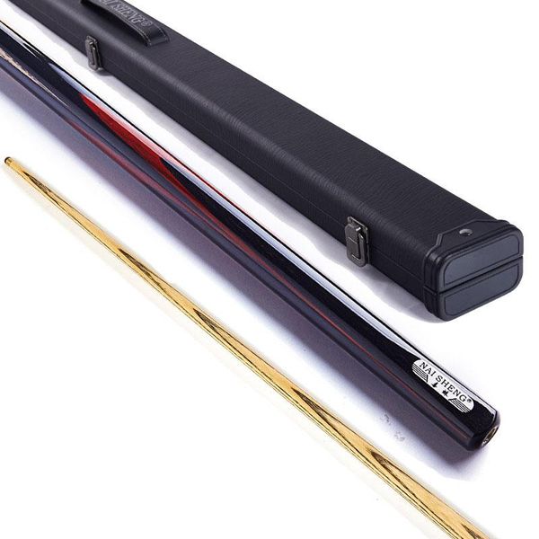 

4 snooker cue 10mm tip cues case set china billiard