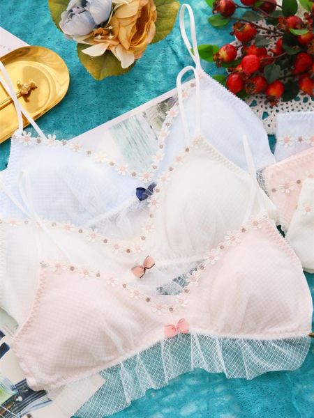 

bras sets sweet and lovely girl bra set ins wind princess fairy lace underwear without rims panty lenceria mujer sostenes, Red;black