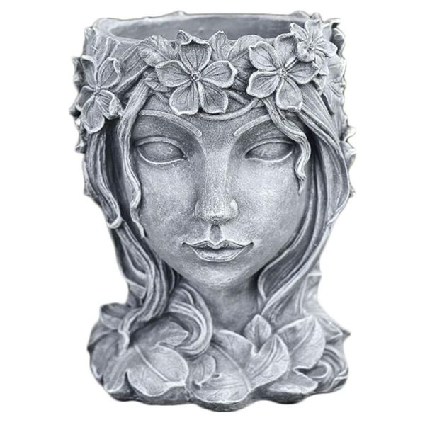 

decorative objects & figurines 1pc girl succulent planter flowerpot flower pot garden