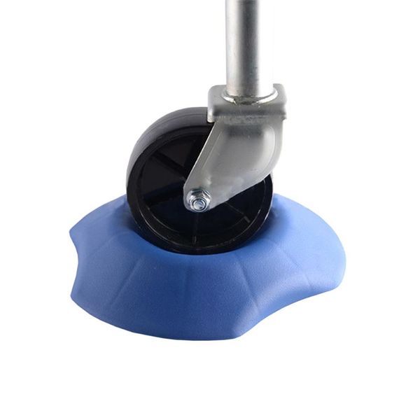 

parts rv block ser wheel chock durable high visibility portable caravan motorhome anti skid universal plastic blue