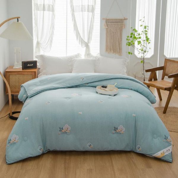 

comforters & sets soybean quilt comforter quilted bedspread blanket duvet core warm soft thickened autumn spring bed cover for adults kids b