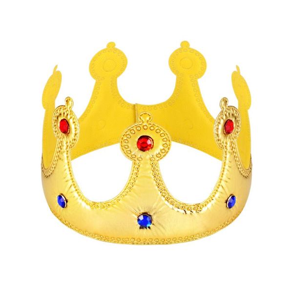 

party hats stobok birthday crown hat kids and cap for celebration baby shower (golden)
