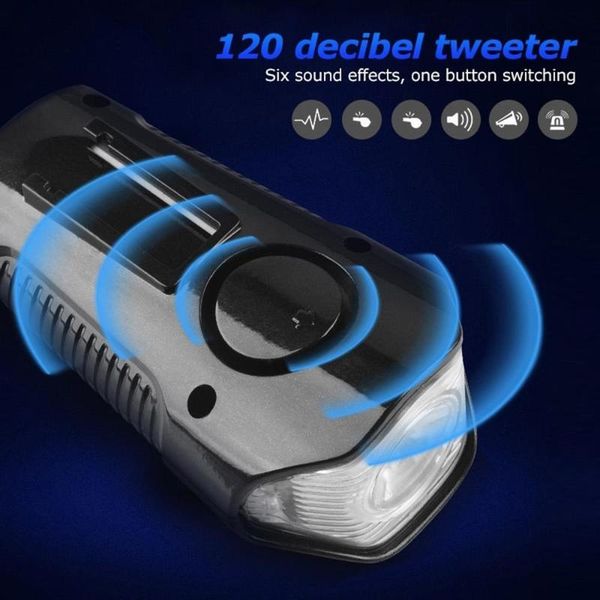 

durable usb rechargeable code table riding light bicycle power display waterproof bright lights abs t6 bike