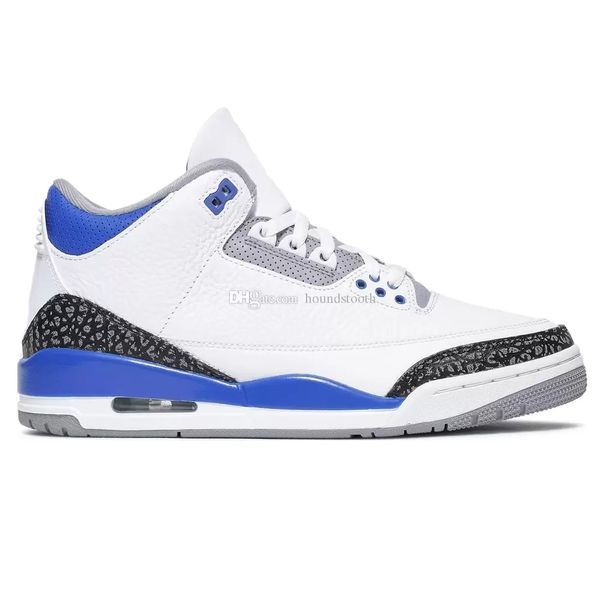 

jumpman 3s racer blue basketball shoes men sneakers designer platform mens woman ct8532 145