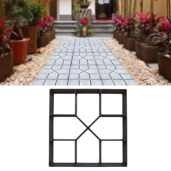 

path maker mold reusable concrete cement stone design paver walk mould #31 other garden buildings