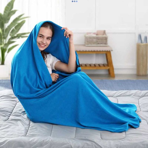 

sleeping bags portable ultra-light polar fleece bag outdoor camping tent bed travel warm liner sport accessories