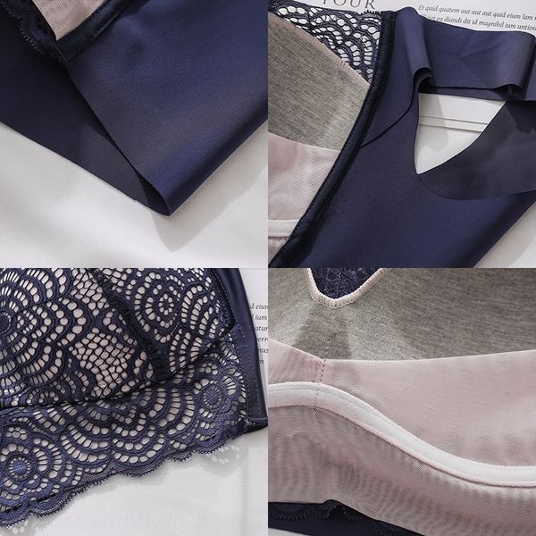 

6m2j yoga large size gathered up without steel ring fat women's underwear mm lingerie yoga underwear brabra bralarge size gathered up w, Red;black