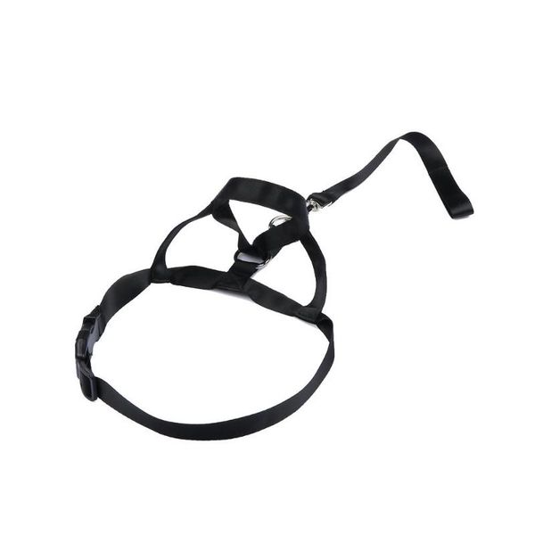 

dog collars & leashes adjustable pet head collar gentle nylon leader no pain pull control training leash harness halter nose reigns