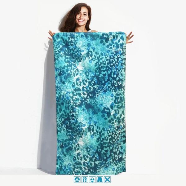 

towel brands swimming quick dry portable microfiber sports printed compact pocket